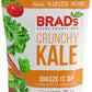 Brads Plant Based Organic Crunchy Kale, Variety Pack (2 Original, 2 Vampire Killer & 2 Cheeze-It-Up), 6 Bags, 12 Servings Total