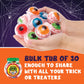 30 Gummy Eyeballs  Spooky Halloween Eyeball Candy in 4 Flavors  Soft Gummies with Jelly Filling  Individually Wrapped  By 4YoreElves (19 oz)
