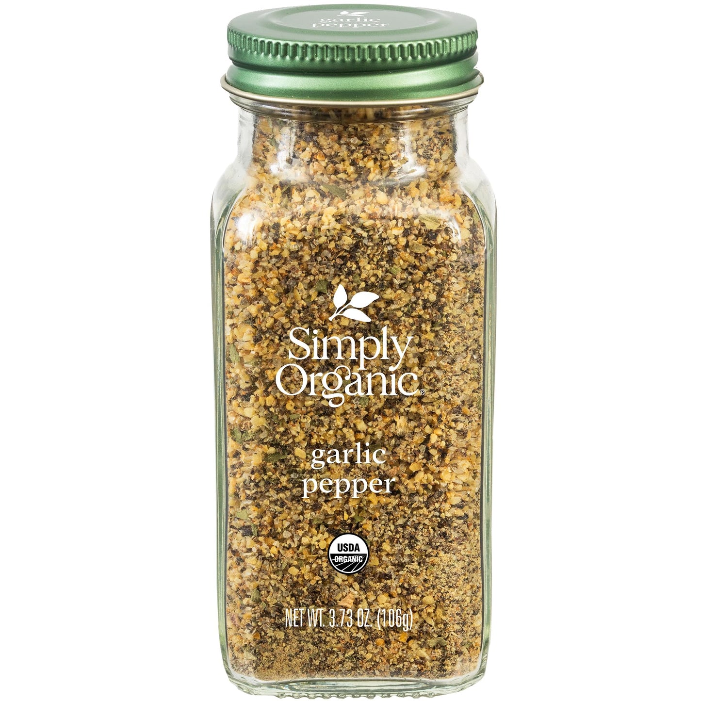Simply Organic Garlic Pepper, Certified Organic | 3.73 Oz | Pack Of 3