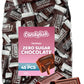 Zero Sugar Milk Chocolate Candy Bars - Approx. 45 Pieces Bulk Pack