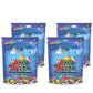 Premium Freeze Dried Skittles - [4-Pack] 18Oz 1.13Lb - Rainbow Space Rocks Freeze Dried Candy - Original Skittle Flavors = Lime,
