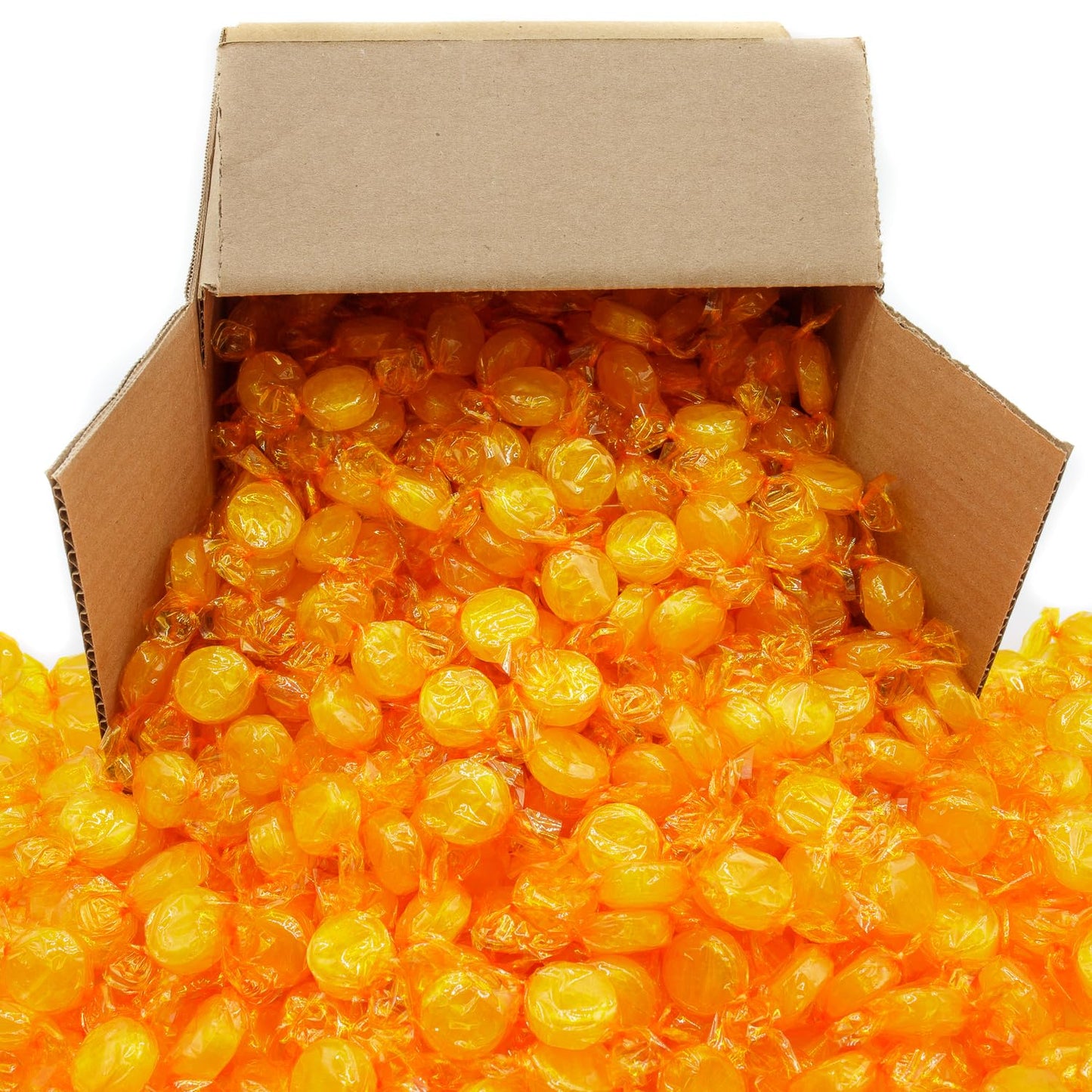 Butterscotch Hard Candy 5 Lb - Bulk Bag, Individually Wrapped, Sweet Gourmet Candies, Butterscotch Discs, Old Fashioned