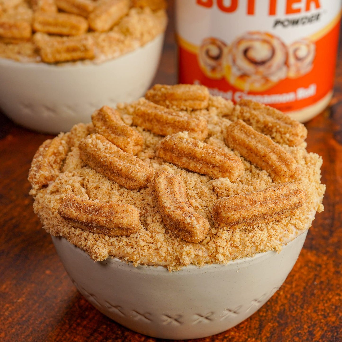 Flex Whey Protein Cookie Butter Powder - Frosted Cinnamon Roll | Keto-Friendly, Low Carb, No Added Sugars, Gluten-Free | Easy To Mix, Bake And Spread | 8.32Oz