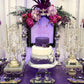 EONNCNT Happy Birthday Cake Topper - Purple Glitter - 6.3x8.2 inches - Paper Material