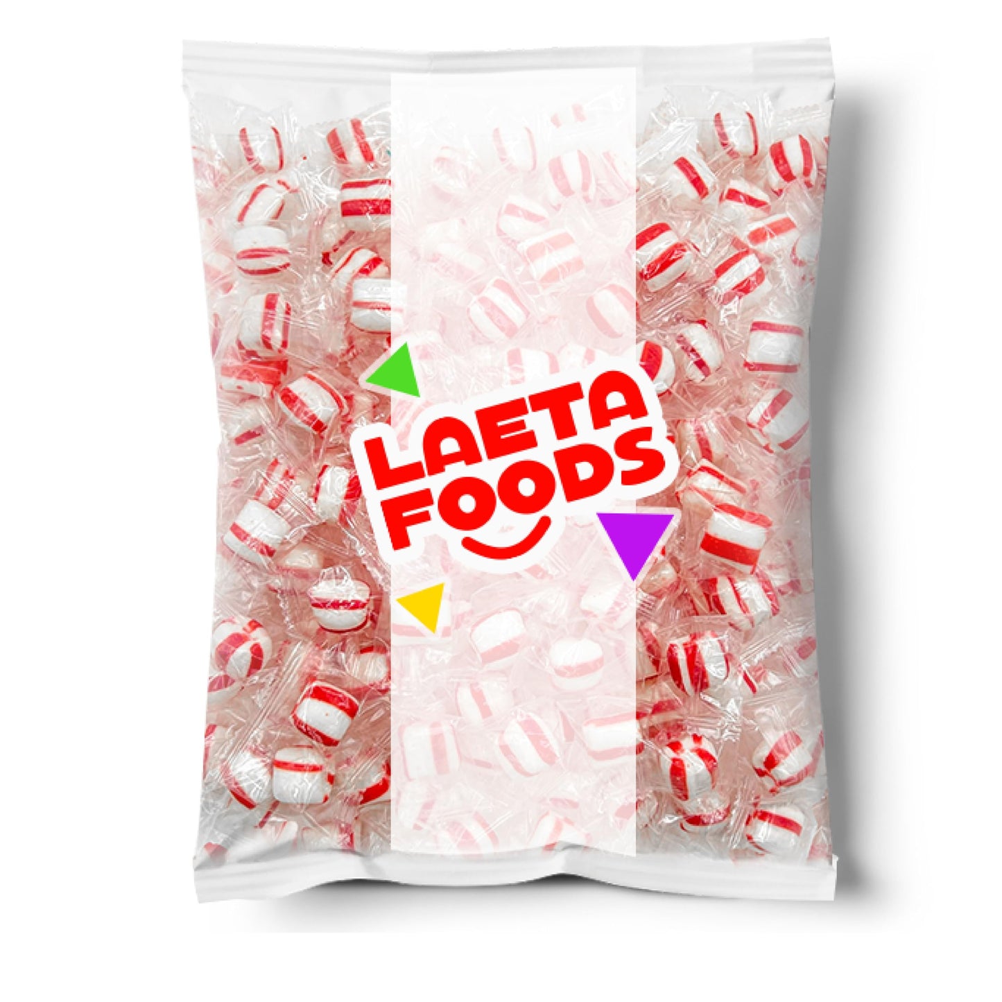 Peppermint Soft Puffs Candy | 2 Pound Bag | Refreshing Mints | Individually Wrapped