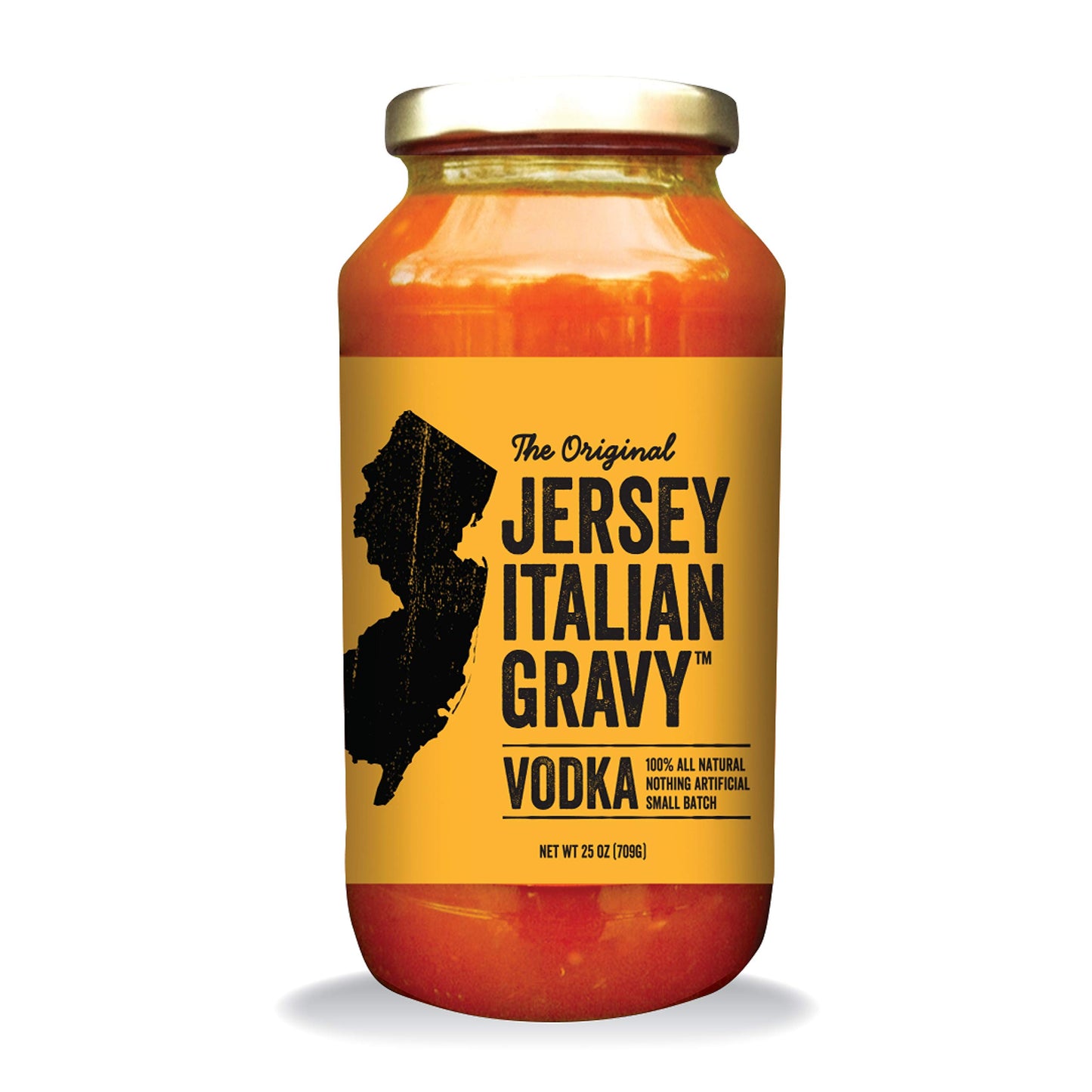 Jersey Italian Gravy-24 Oz Jar-Gourmet, All Natural All Purpose Tomato Sauce For Pasta And More, No Artificial Ingredients- Vegan Friendly-Authentic Recipe For Pasta, (Spirit-Inspired Flavor, 12 Pack)