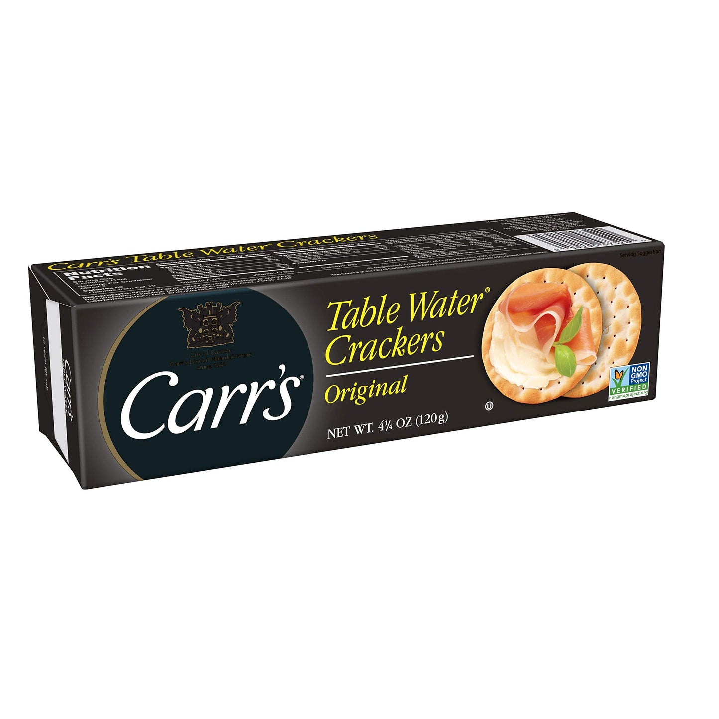 Carrs Table Water Crackers, 4.25 Ounce