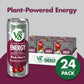 V8 +ENERGY Black Cherry Energy Drink, 11.5 FL OZ Can, Pack of 24, Made with Real Juices