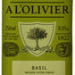 A L'Olivier Olive Oil Infused with Basil, 8.3 Ounce Tin