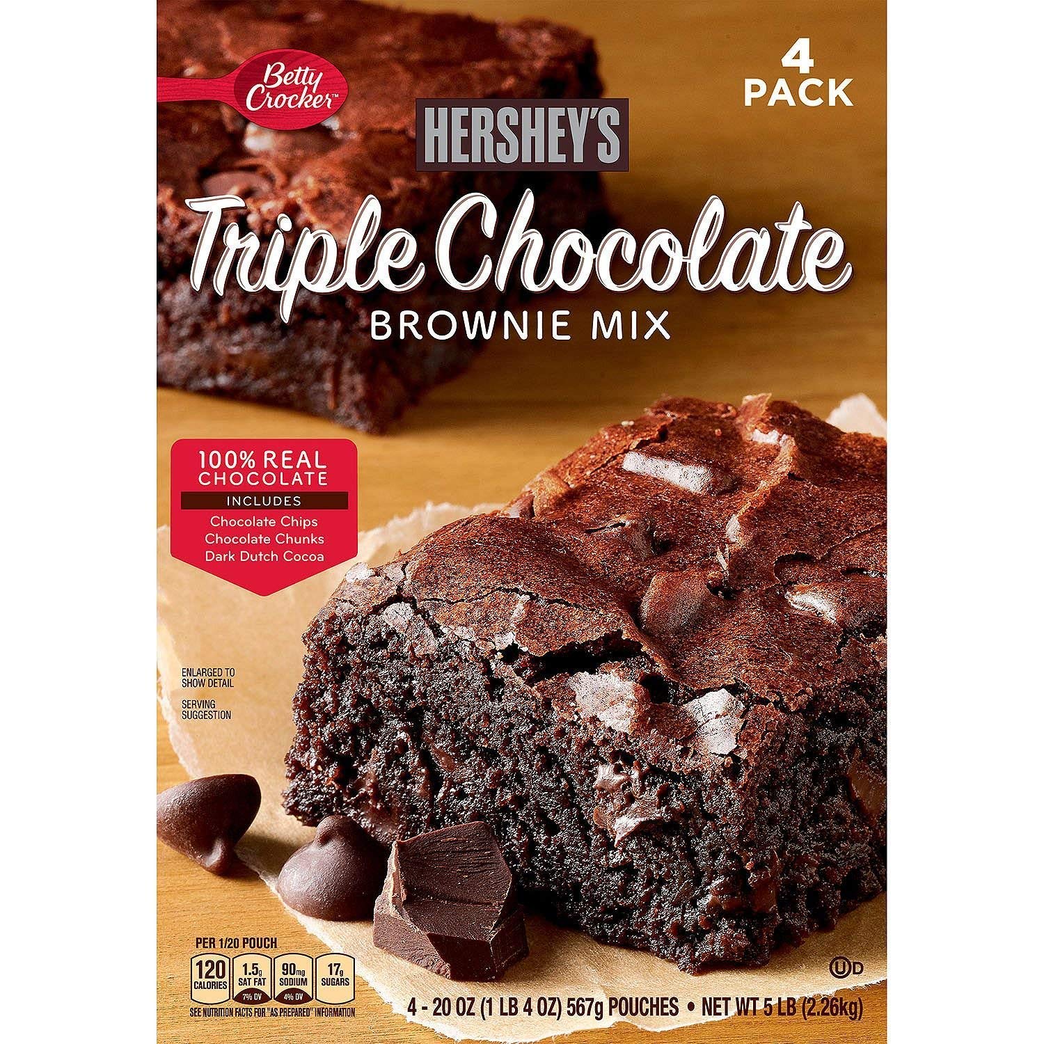 Betty Crocker Ultimate Chocolate Brownie Mix (20 Oz. Ea., 4 Pk.)