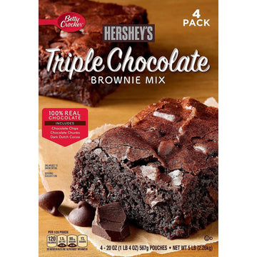 Betty Crocker Ultimate Chocolate Brownie Mix (20 Oz. Ea., 4 Pk.)