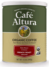 Cafe Altura Organic Coffee French Roast Ground Coffee 12 Ounce (Case Of 6)