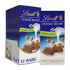 Lindt CLASSIC RECIPE Hazelnut Milk Chocolate Bar, Milk Chocolate Candy, 4.4 oz. (12 Pack)