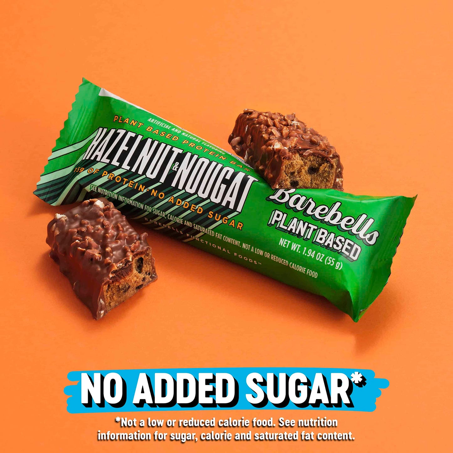 Barebells Vegan Protein Bars Hazelnut & Nougat - 12 Count, Pack Of 2 - Plant Based Protein Bar With 15G Of High Protein - Chocol