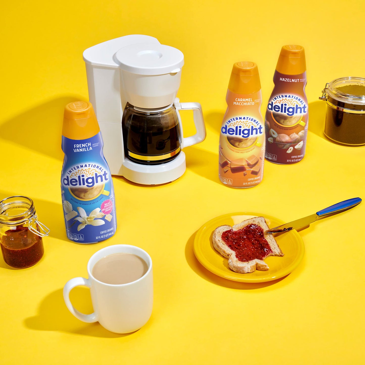 International Delight Hazelnut Liquid Creamer Singles