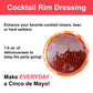 Cinco de Mayo Chamoy Rim Dip Cocktail Dressing - 3 Pack of 7.6 oz Containers