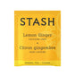 Stash Lemon Ginger Herbal Tea - 30 Bags per Box, 6 Boxes (180 Total Bags)