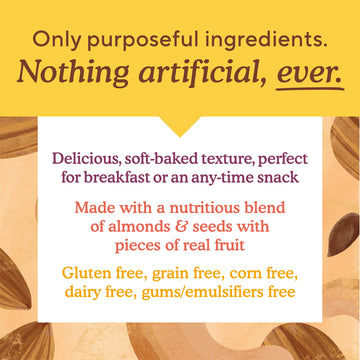 Simple Mills Almond Flour Snack Bars, Nutty Banana Bread - Gluten Free, Made With Organic Coconut Oil, Breakfast Bars, Healthy S