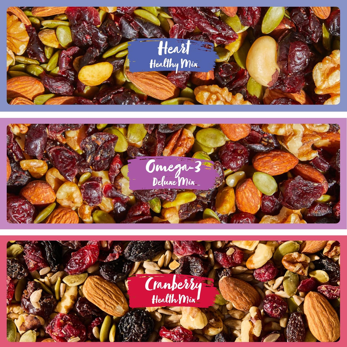 Natures Garden Healthy Trail Mix Snack, 28.8 oz (Pack of 3)