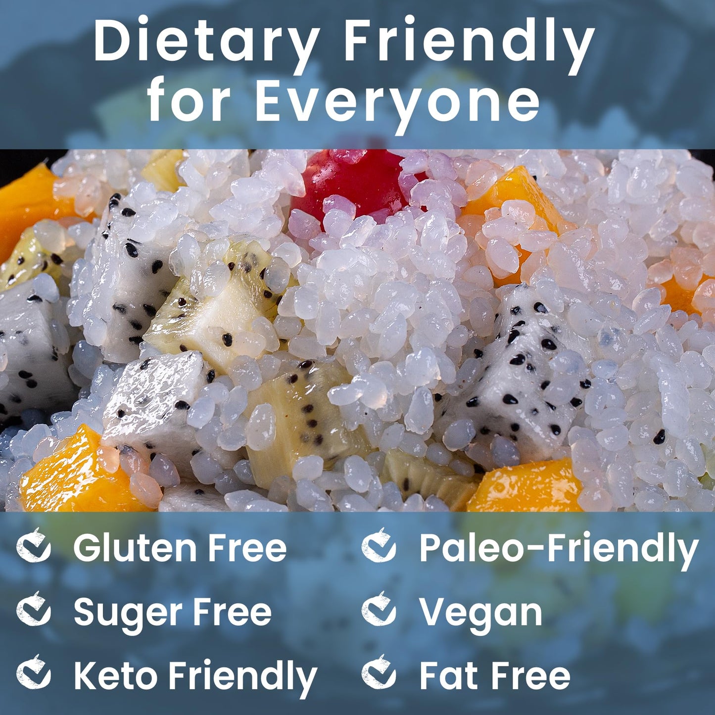 Hethstia Konjac Rice, Low Carb Shirataki Rice, Keto, Vegan, Gluten-Free, 12 Packs, 5.64 Ounce Each