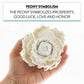 Global Sugar Art Premium Peony Sugar Cake Flower, White, Large, 1 Count By Chef Alan Tetreault