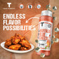 Taste Flavor Co. Grilling, Dipping Sauce And Marinade, Great Tasting, Low-Calorie Sauces, Keto Friendly, No Oils (5 Pack, Buffal