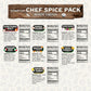 Flavor God Startup Chef Spices Combo Pack of 7 - Herb, Spice & Seasoning Gift Set for Cooking Enthusiasts
