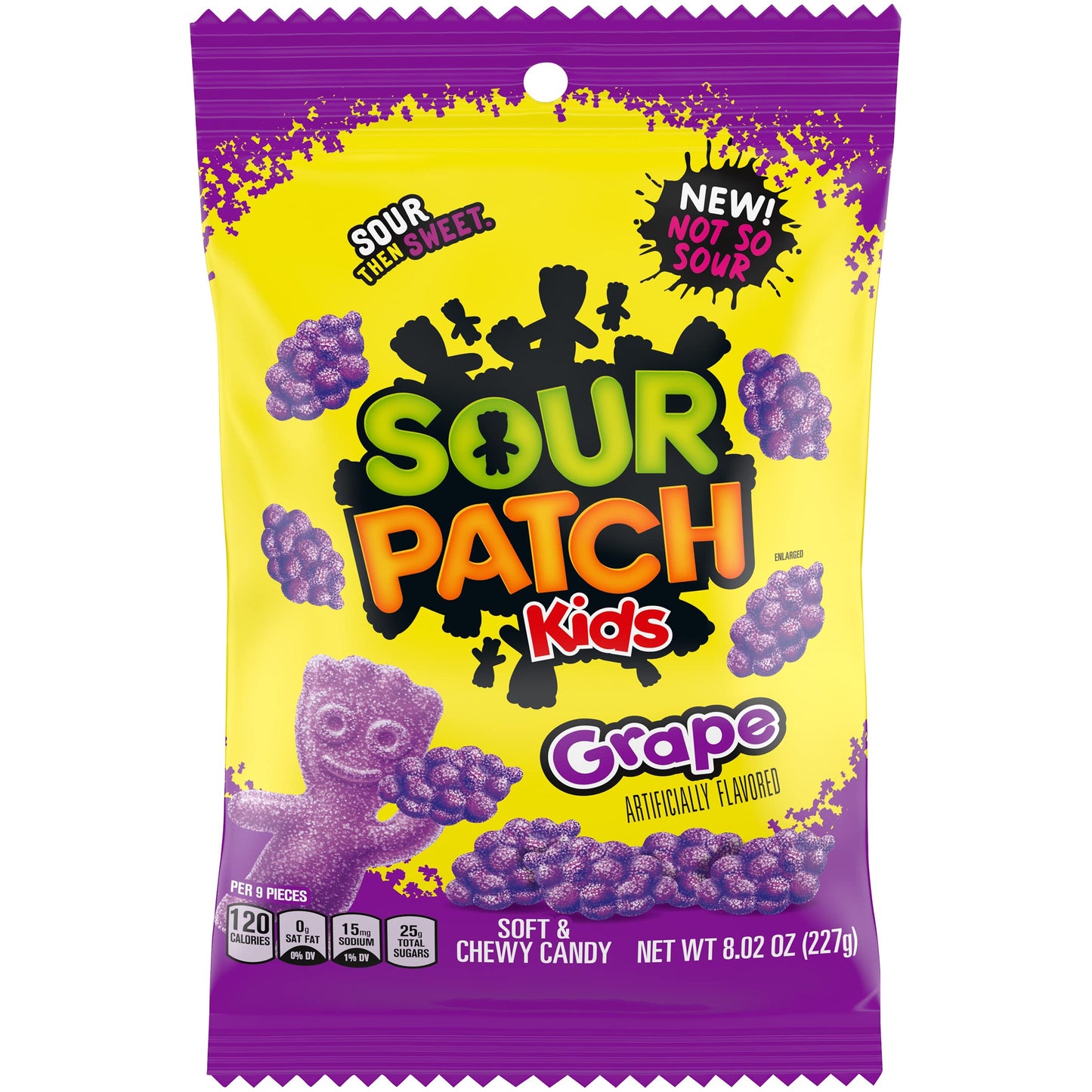 Sourpatch Kids Grape, 8.02 Ounce Bags (Pack Of 2)