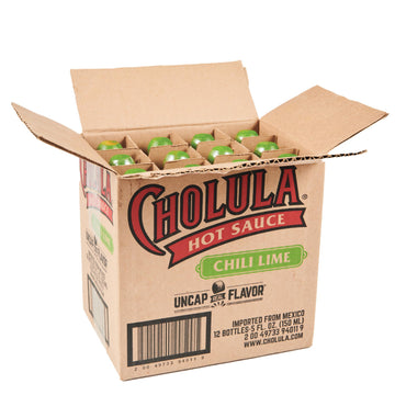 Cholula Hot Sauce, Chili Lime, Kosher, 5 Fluid Ounce (Pack of 6)