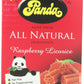 Panda All Natural Licorice Chews Raspberry, 7-Ounce Packages (Pack Of 12)