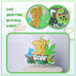 Rsstarxi 1 Pack Dinosaur 3Rd Birthday Cake Topper With Claw Leaves Third Birthday Roar Number 3 Three Rex Cake Pick For Dino Theme Baby Shower Kids Boys 3Rd Birthday Party Cake Decorations Supplies