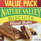 Nature Valley Biscuit Sandwiches, Chocolate Peanut Butter Value Pack, 10 Ct (Pack Of 6)