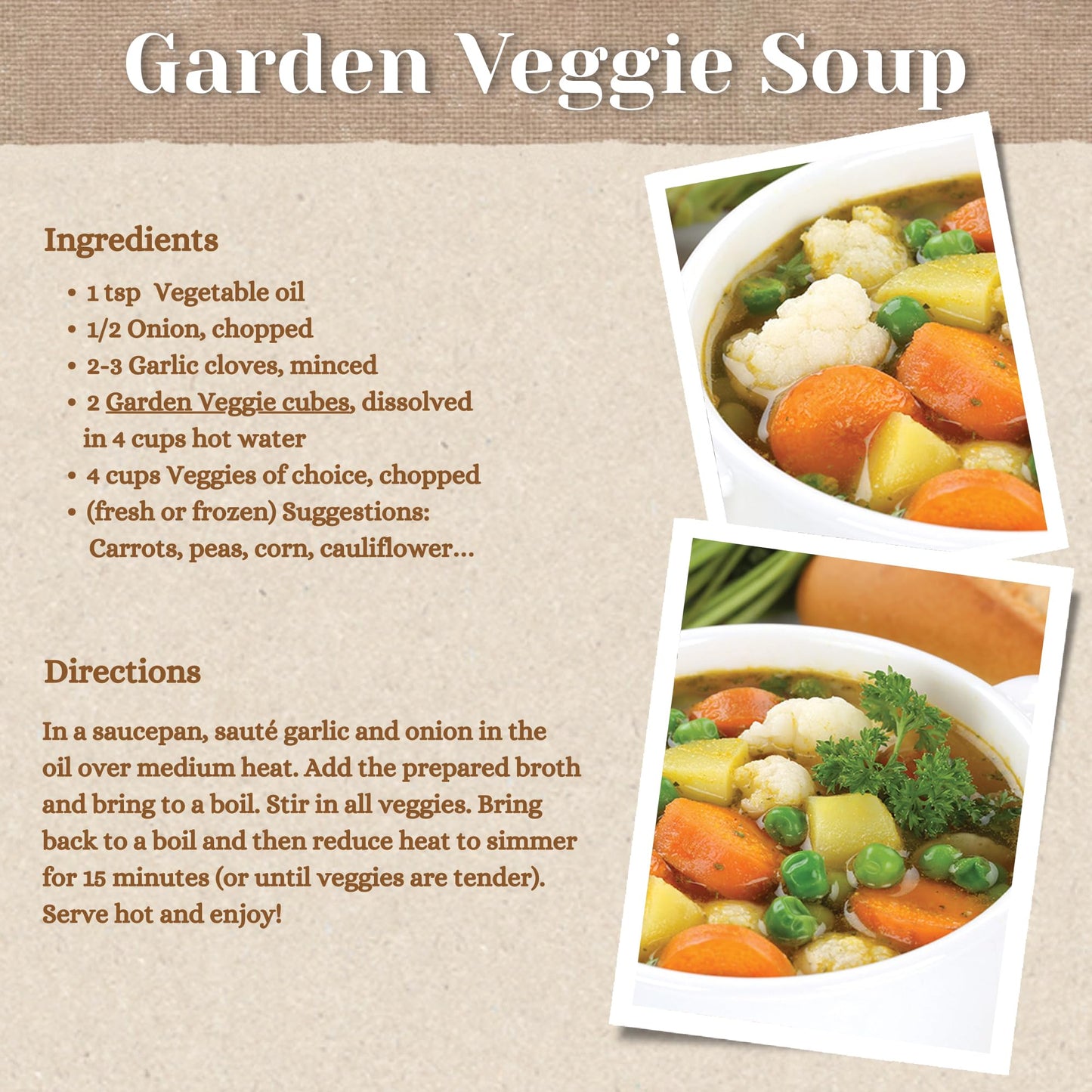 Edward & Son'S Garden Veggie Bouillon Cubes - Organic Vegetable Bouillon, Vegan Broth Cubes, Stock Cubes, Gluten Free, No Trans