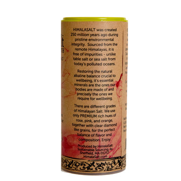 HimalaSalt Himalayan Sea Salt Fine Grain Shaker, 6 Ounce (Pack of 6), Pink