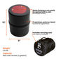 NO-FED-BEAR Bear Resistant Canister - 2 Gallons, Multi, Model BRCWC, Ideal for Hiking, Camping, Backpacking, and Hunting Food Storage