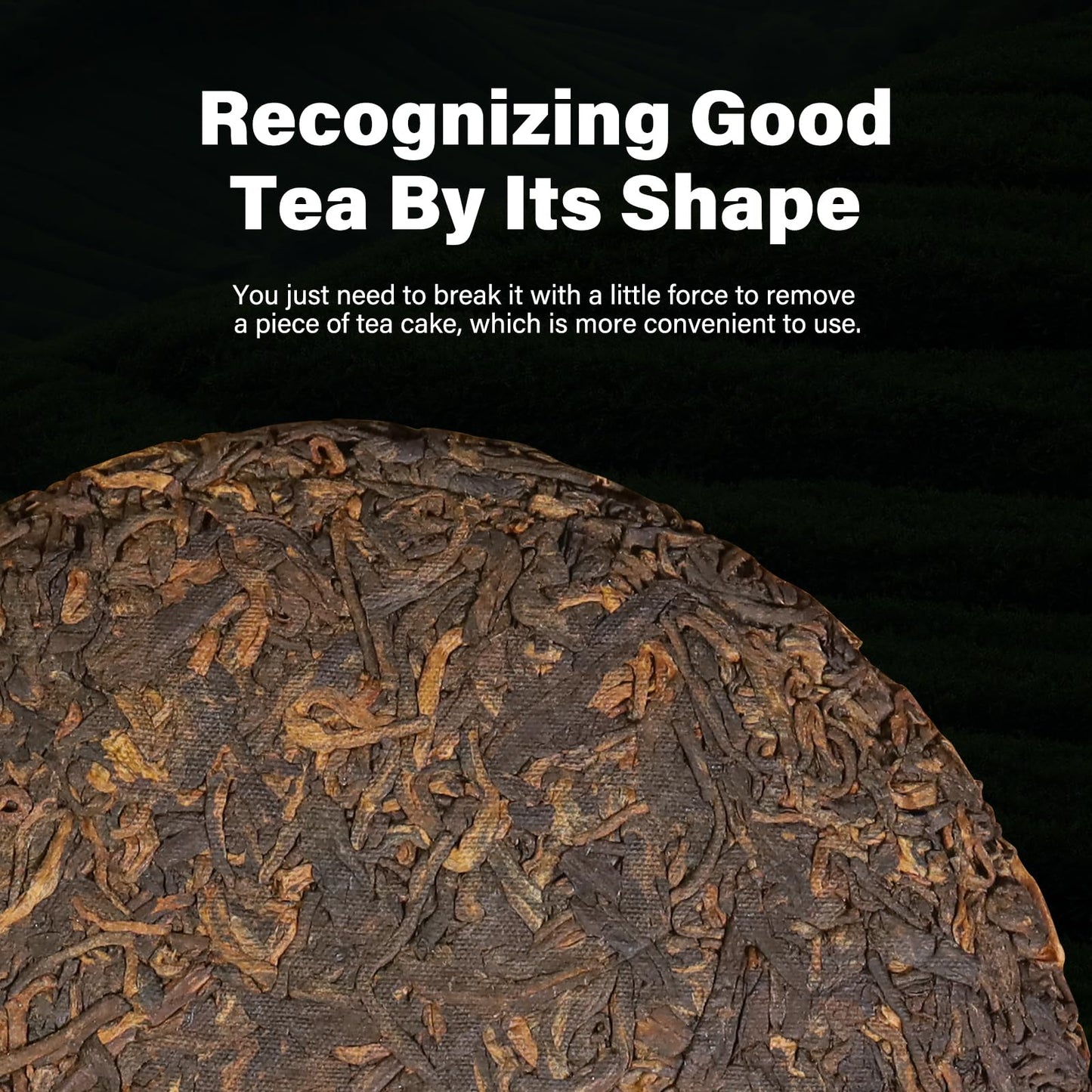 Organic Ripe Puerh Tea Cake, 12.6 Oz Usda Certified Pu Erh, Yunnan Ancient Tree Pu-Erh Black Tea Fermented Traditional Craft, Wo