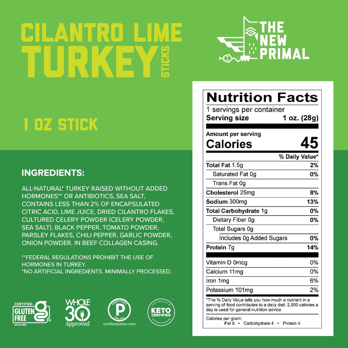 New Primal Meat Sticks Sampler, Grass-Fed Beef, All Natural Chicken and Turkey, Keto & Gluten Free Healthy Snacks for Adults, Su