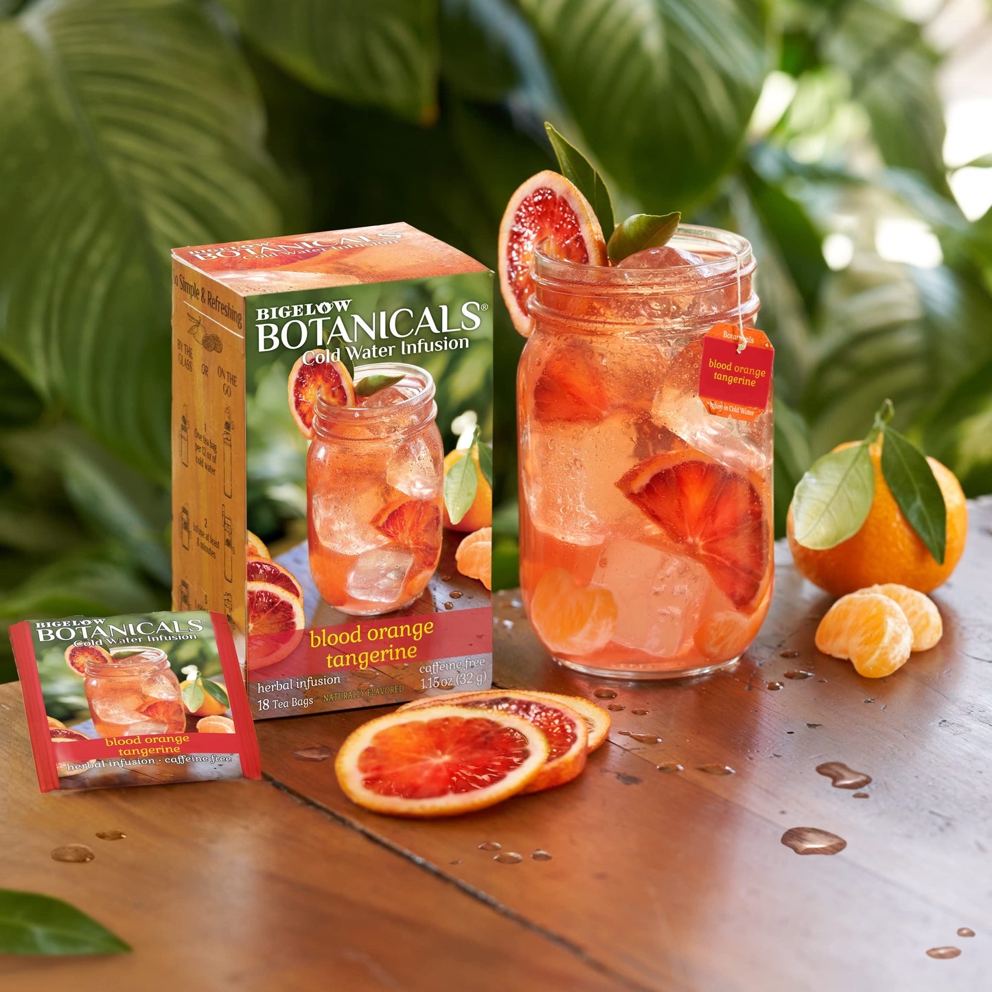 Bigelow Tea Blood Orange Tangerine Herbal Tea, Caffeine Free, 18 Count (Pack of 6), 108 Total Tea Bags