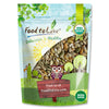 Food to Live Organic Dry Roasted Sunflower and Pumpkin Seed Mix with Himalayan Salt, 1 Pound - Oven Roasted, Lightly Salted, No 
