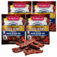 Bridgford High Protein Beef Jerky, Honey Barbecue Flavor, Low Carb, Keto Friendly, 4 Pack (3.25 Ounce Total)