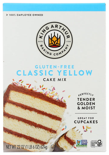 King Arthur Cake Mix, Yellow, 22 Ounce