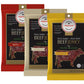 Premium Aufschnitt Beef Jerky - Grass Fed, Low Sodium, Keto Friendly - 3 Pack Variety