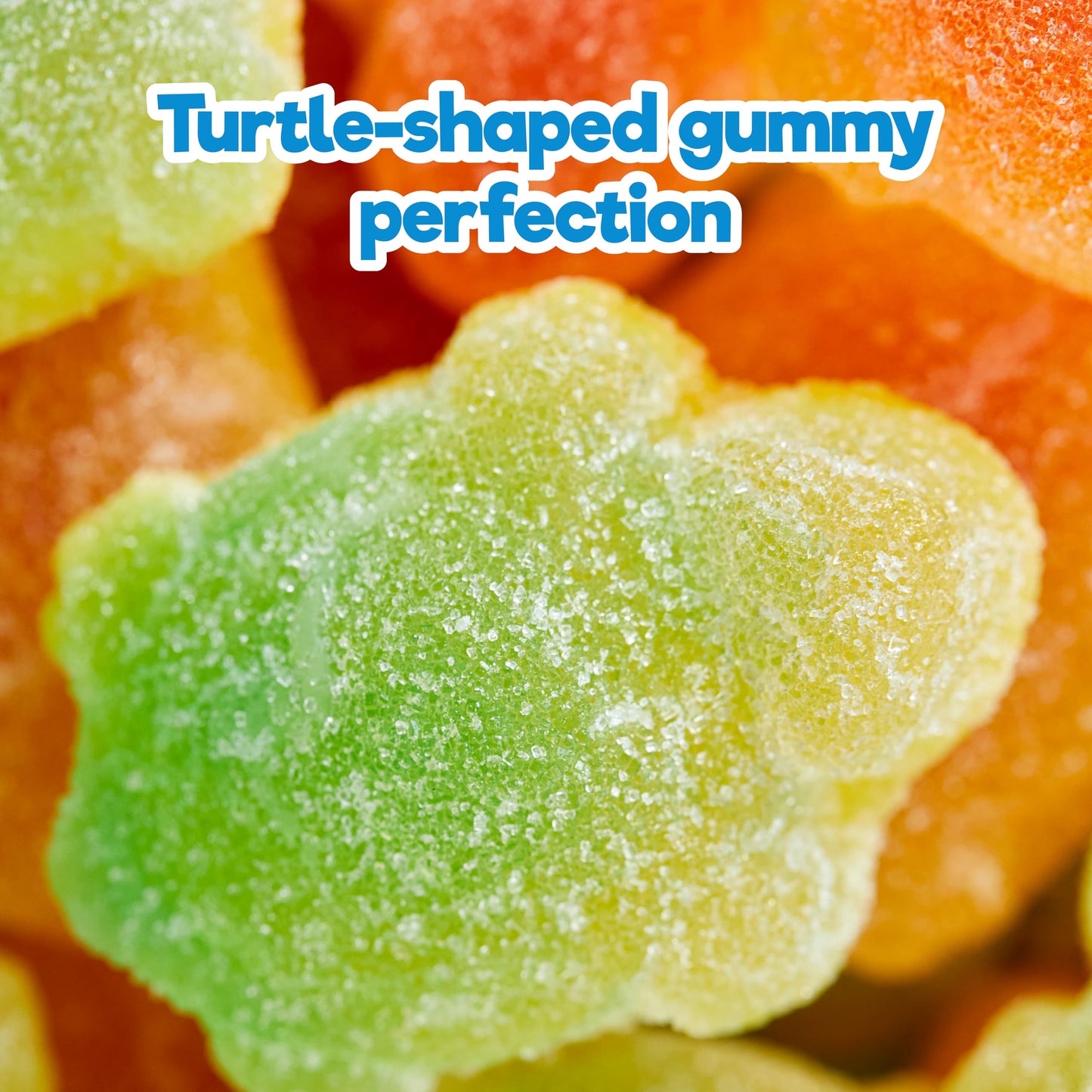 CHEWZ ME Tangy Turtlz Gummies, Assorted Flavors, 8.46 oz, Individually Wrapped, Green, Model B0CQ96YD2S