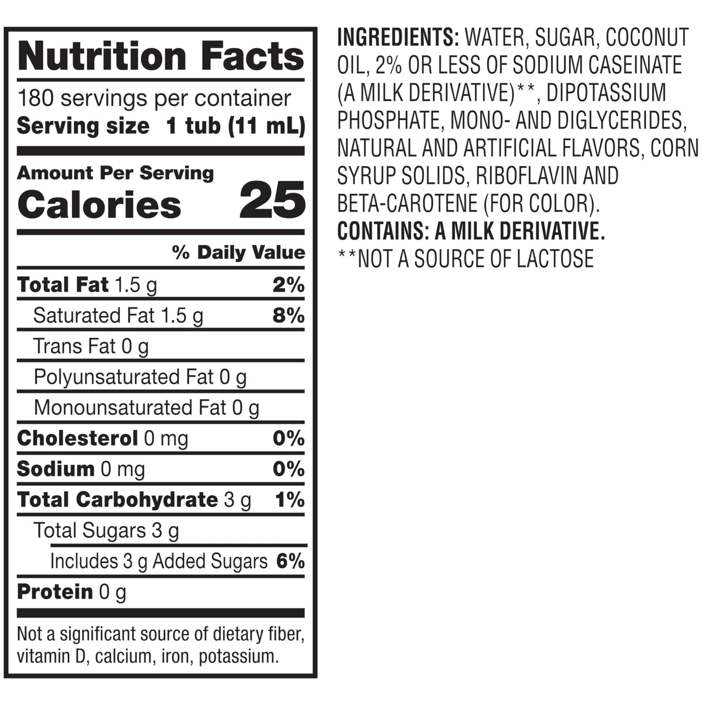 Nestle Coffee mate Coffee Creamer, Irish Crme, Liquid Creamer Singles, Non Dairy, No Refrigeration , 0.37 Fl Oz (Pack of 180)