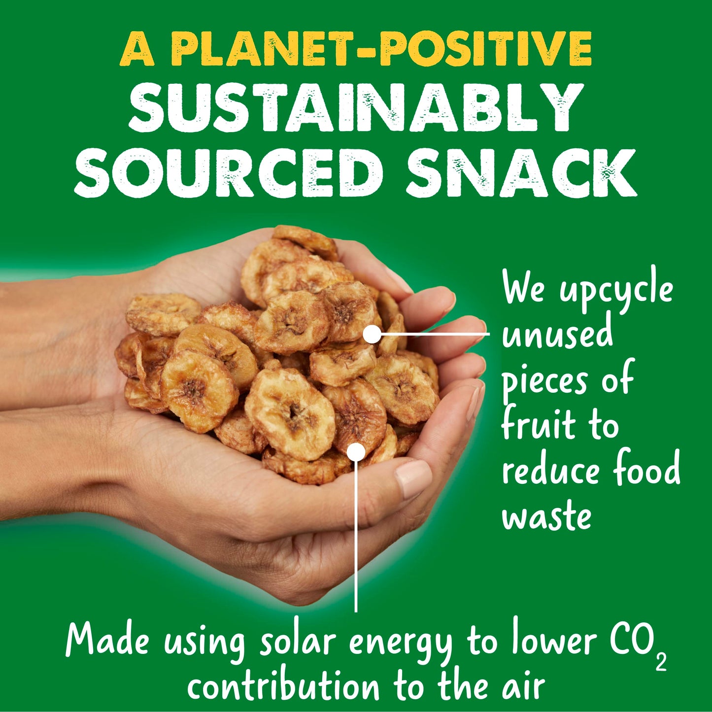 Dole Good Crunch Banana Dried Fruit Bites, Gluten Free & Vegan Snack, 2.5Oz Bags (Pack Of 6)