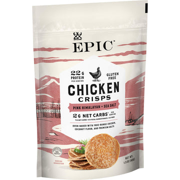 Epic Pink Himalayan Sea Salt Chicken Crisps 1.5 Oz