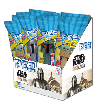 Pez Mandalorian, 0.58-Ounce Assorted Candy Dispensers (Pack Of 12)