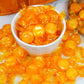 The Hampton Popcorn Company Butterscotch Hard Candy - 1lb Bulk Bag - Individually Wrapped Candy Discs - Approx. 75 pcs