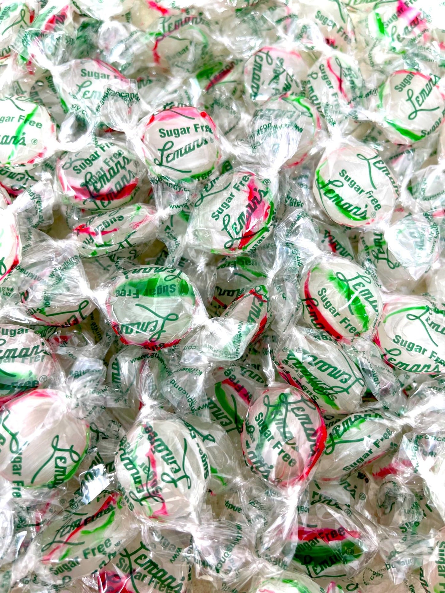 Top-Grade LemanS Sugar Free Keto Mint Flavored Buttons Hard Candies 1 Lb Individually Wrapped  Gluten-Free  Vegan Diaplayic Low Carb Snacks (16 Oz)