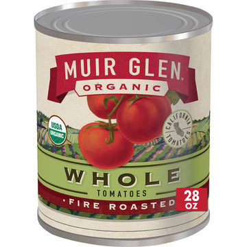 Muir Glen Organic Fire Roasted Whole Tomatoes, 28 oz